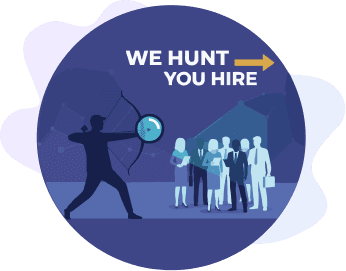 We Hunt, You Hire. image